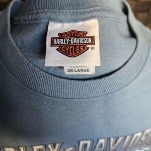 Harley-Davidson Men's Sky Blue Crewneck Sweater
